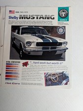 Shelby Mustang 1965 1966 GT