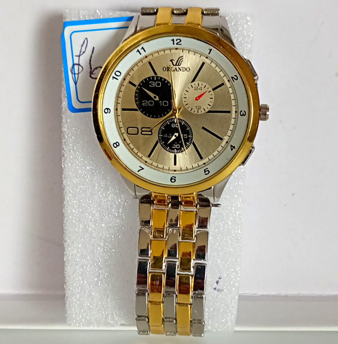 Orlando men two tone quartz - men's, two-tone