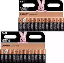 24x Duracell AA Power Alkaline