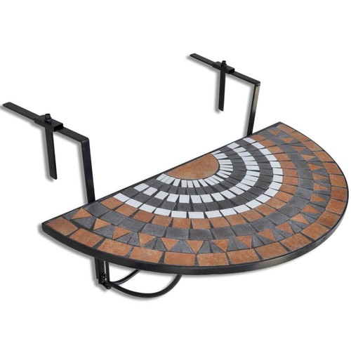 Mosaic balcony table hanging - mosaic,