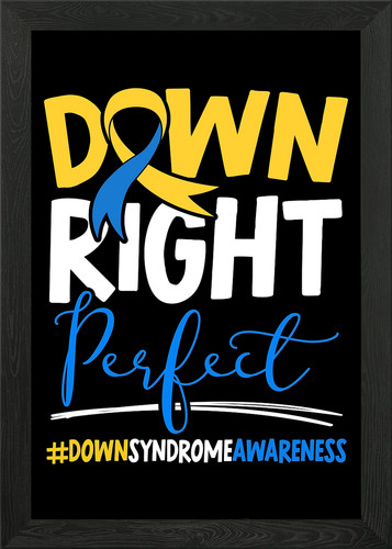 Down right perfect framed - down,