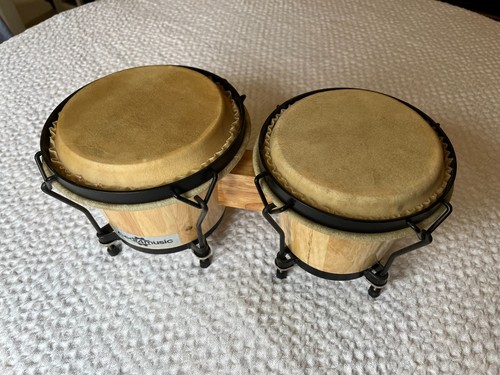Gear4music wooden bongos pair - wooden,