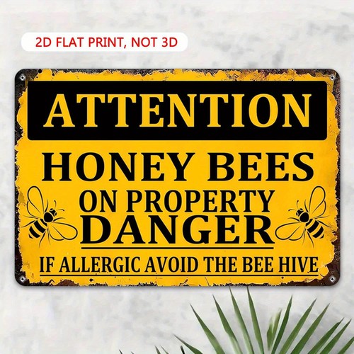 Honey bees property - property, metal