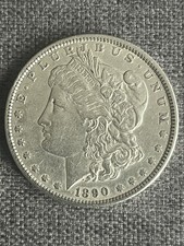 1890 morgan silver - morgan, dollar