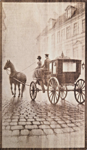 Vintage style horse drawn - vintage, horse-drawn