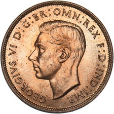 1937 Penny - George VI British