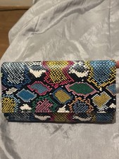 Clutch Bag Multi Snake Print