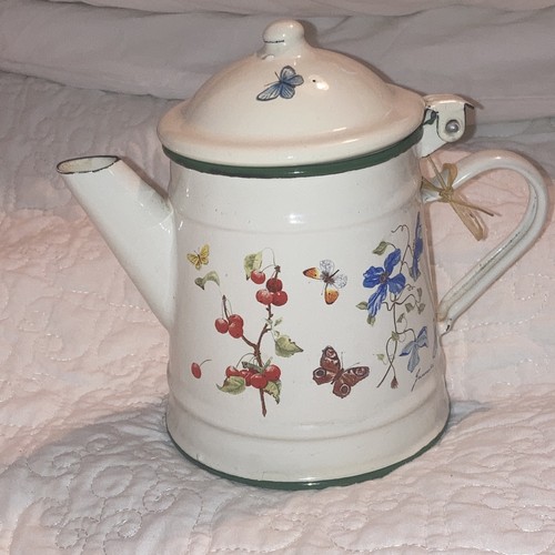 Vintage enameled teapot