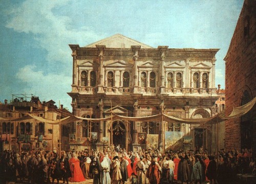 Canaletto the feast day - day, st