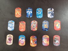 Pokemon metal tags x14 - pokemon,