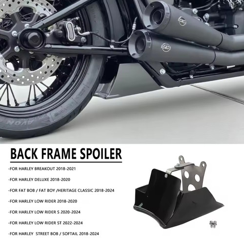 Black back frame spoiler - back,