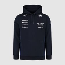 Williams Racing F1 Official Team Logo Hoody Navy Blue Men's 2025 Free UK Ship