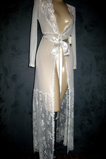 Claire Pettibone Bridal Couture Robe Elegant White All Lace Celia S NeW & Unworn