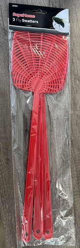 Pack 3 fly swatters - fly,