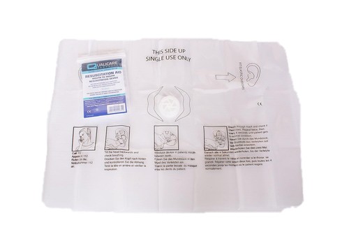 Resuscitation aid mouth device - aid,
