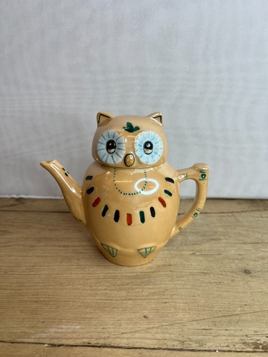 Vintage 1970s orange owl - vintage,