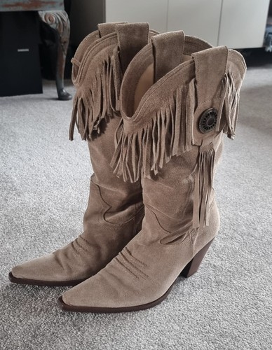 Womens bertie fringed suede - womens,