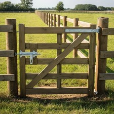 Wooden field entrance gate - wooden,