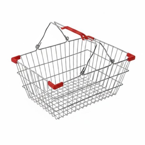 Wire mesh shopping - shopping, basket