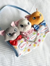 Disney Vintage The Aristocats Marie Berlioz Toulouse Plush Bag Toy Tote Cats 