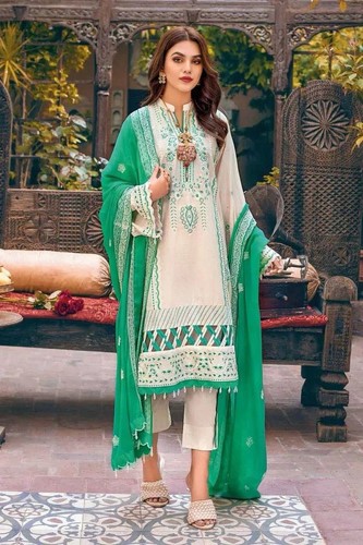 Gul ahmed embroidered lawn - *gul,