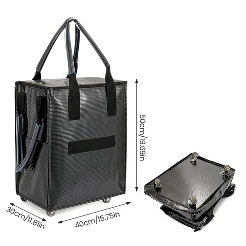 Foldable shopping trolley - trolley, bag