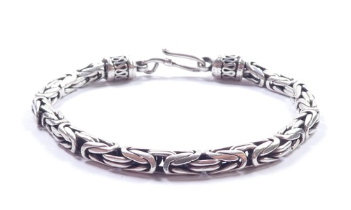 Byzantine link bracelet 925 - link,