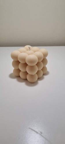 Elegant bubble candle square - bubble,