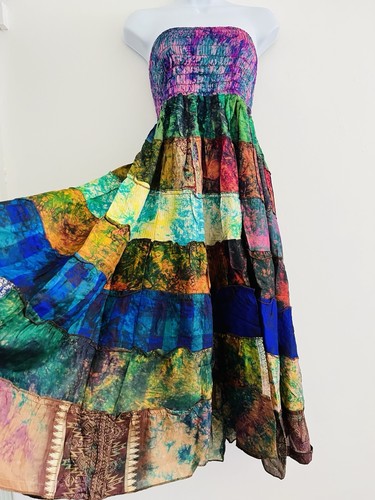 Skirt maxi long colourful - skirt,