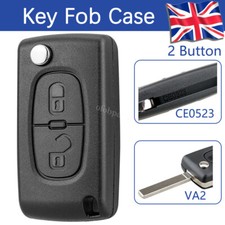 2 Button Remote Key Shell Fob
