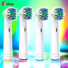 Braun Oral-B FLOSS ACTION Replacement Electric Toothbrush 4 Heads