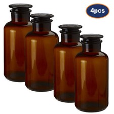 4PCS Apothecary Glass Bottle