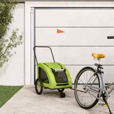  Bike Trailer Green Oxford