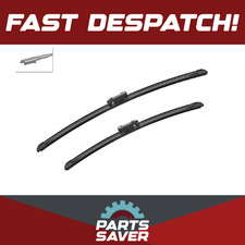 2x Wiper Blades (Pair) Flat