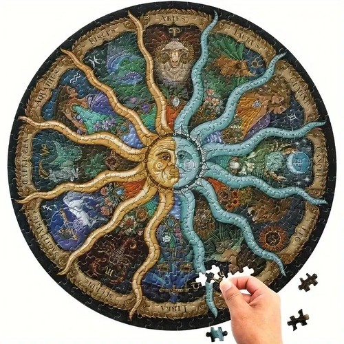 1000 piece round moon puzzle - 1000,