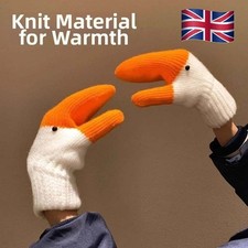 1Pair Cartoon Goose Gloves