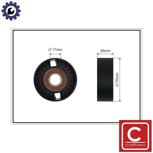 Tensioner pulley vribbed - tensioner, belt