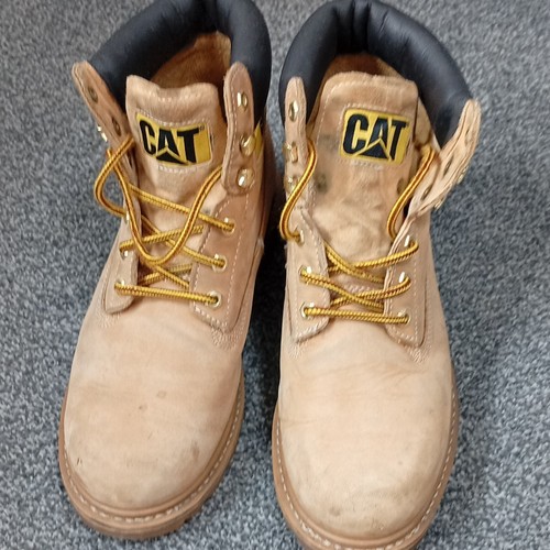 Cat men beige suede - suede, ankle