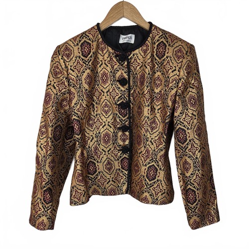 Vintage retro brocade - brocade, cropped