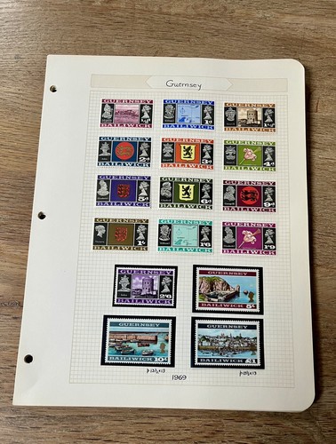 Guernsey stamp collection - collection, of