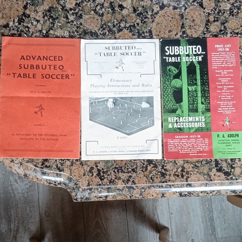 Subbuteo table soccer paper - subbuteo,