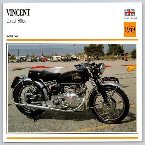 Vincent comet 500cc - vincent, g