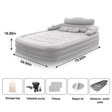 Bed Mattress with Pump&Pillow