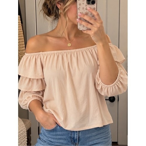 Elodie off shoulder blouse - off,