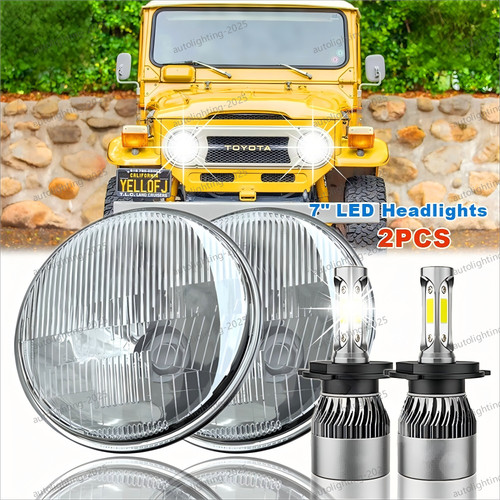 7inch round led headlights - led,