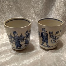 2 Vintage Delfts Blauw Royal G