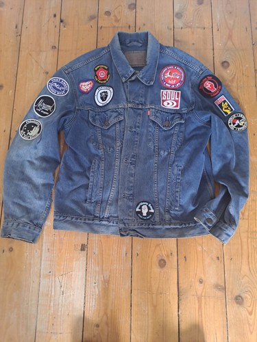 Rare levis blue denim jacket - levis,