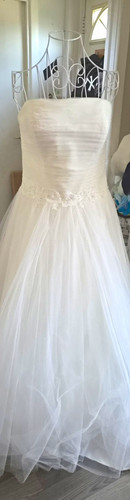 Colet ivory satin tulle - colet, satin/tulle