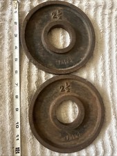 Vintage Unbranded 2x 2 1/2 lb