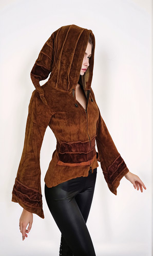 Gugel tail jacket - jacket, velvet